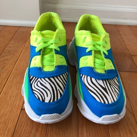 Jeffrey Campbell Womens Online Sneaker Neon 8 - Picture 2 of 8